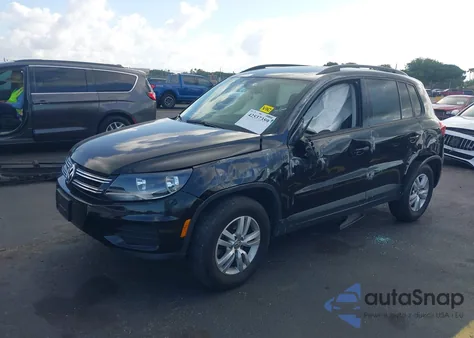 2017 Volkswagen Tiguan 2.0T S из США, поврежденный, VIN WVGAV7AX5HW509161